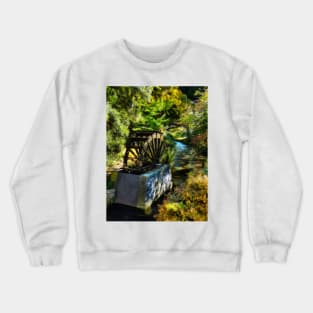 The Replica Waterwheel On Mill Island Crewneck Sweatshirt